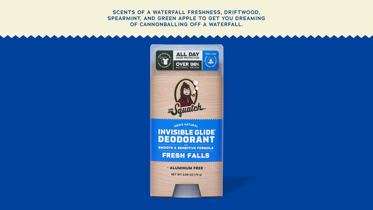 FRESH FALLS INVISIBLE GLIDE DEODORANT