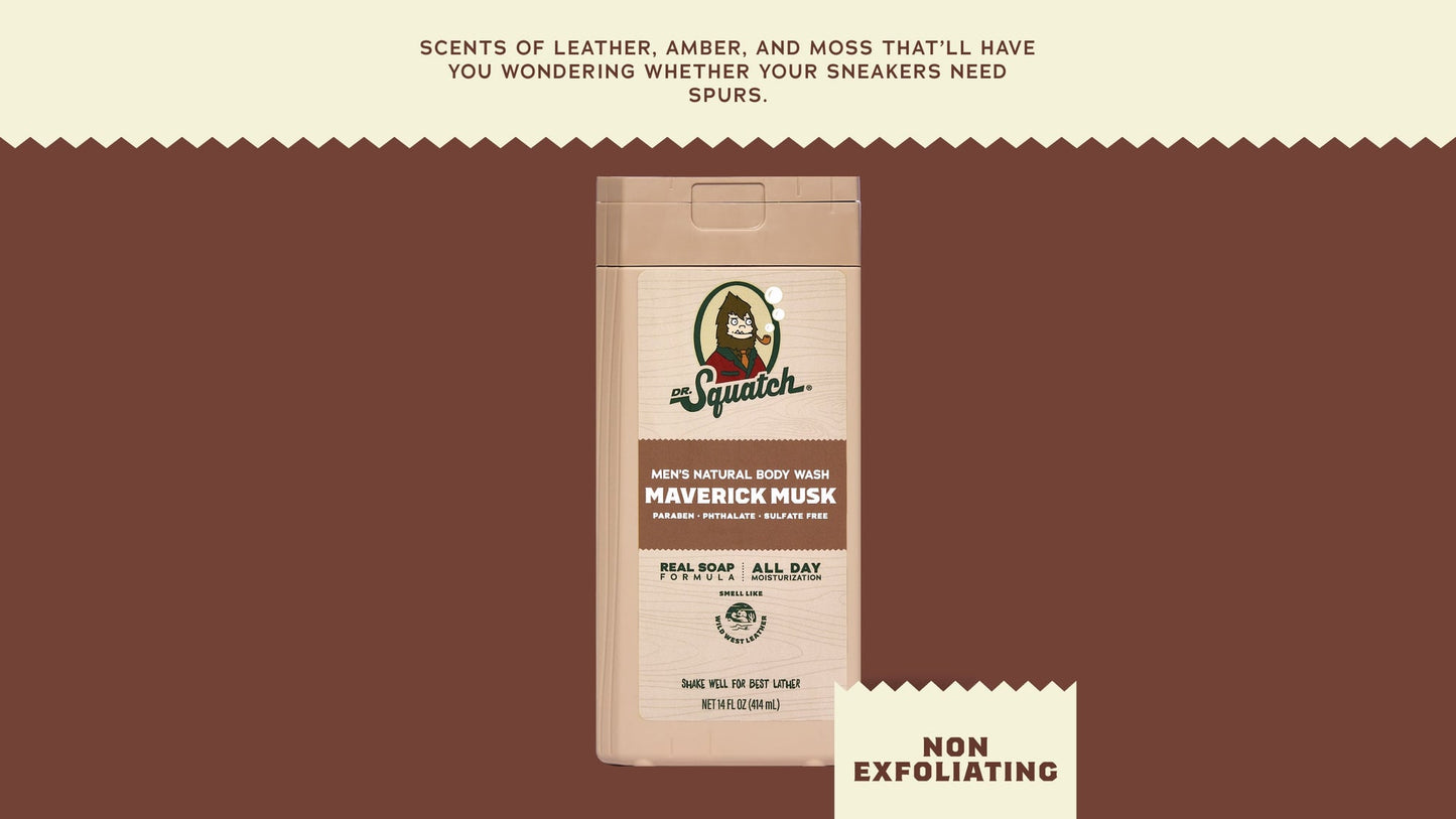 14 OZ MAVERICK MUSK BODY WASH