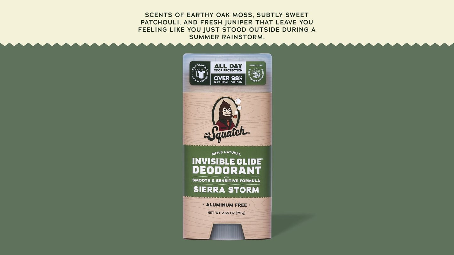 SIERRA STORM INVISIBLE GLIDE DEODORANT