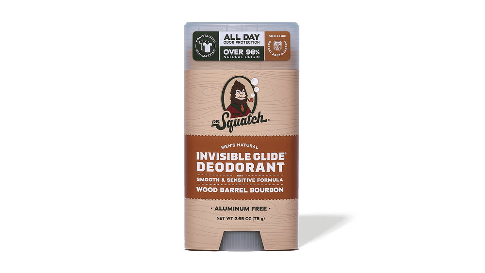 WOOD BARREL BOURBON INVISIBLE GLIDE DEODORANT