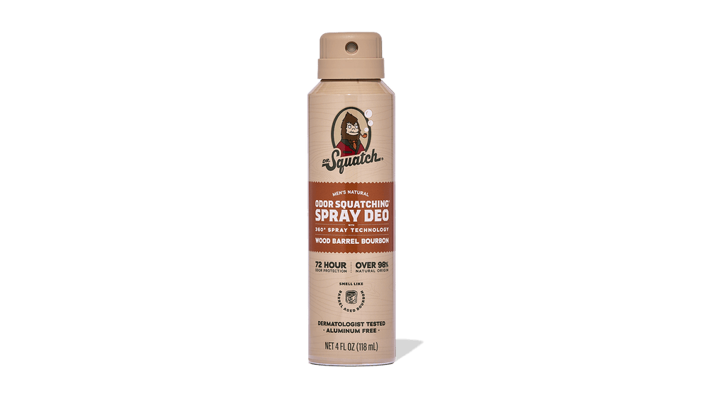 WOOD BARREL BOURBON SPRAY DEODORANT