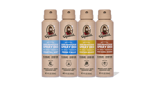 SPRAY DEODORANT 4-PACK