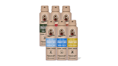 SPRAY DEODORANT 6-PACK
