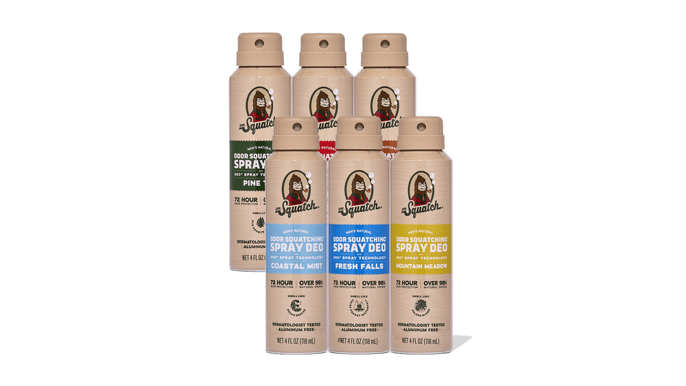 SPRAY DEODORANT 6-PACK