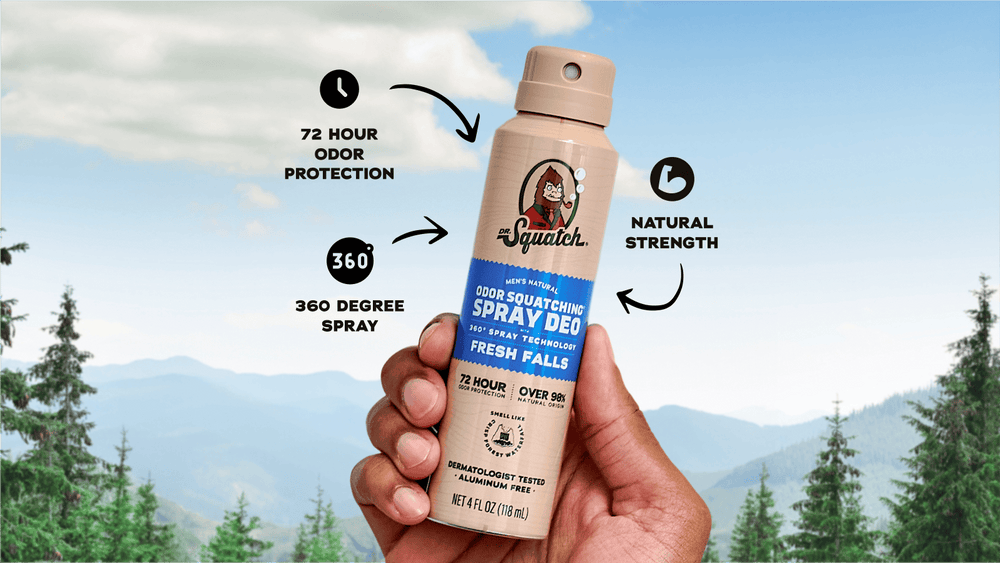 SPRAY DEODORANT 4-PACK