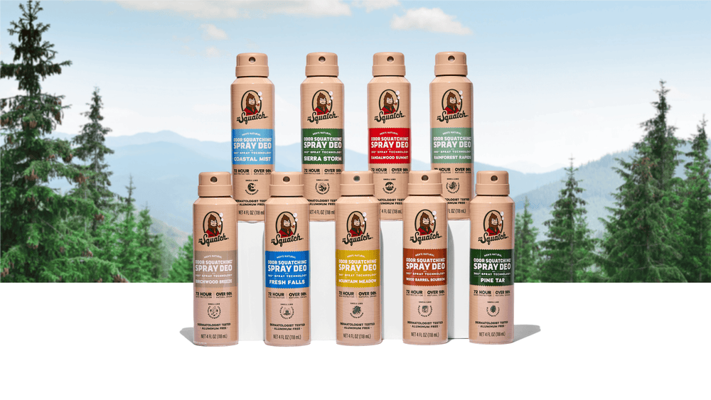 SPRAY DEODORANT 4-PACK