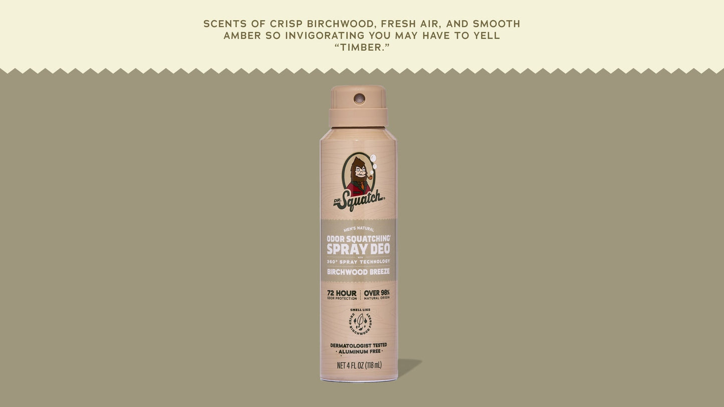 BIRCHWOOD BREEZE SPRAY DEODORANT