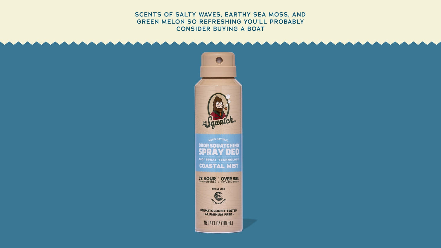 COASTAL MIST SPRAY DEODORANT
