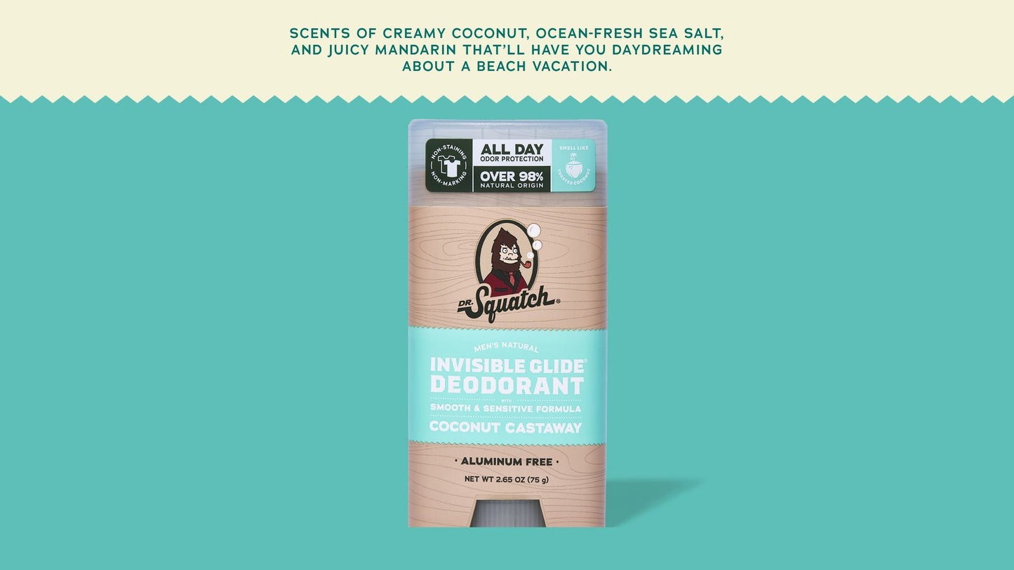 COCONUT CASTAWAY INVISIBLE GLIDE DEODORANT