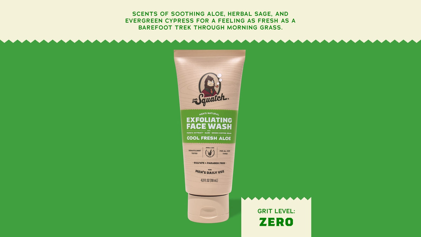 COOL FRESH ALOE EXFOLIATING FACE WASH