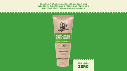 COOL FRESH ALOE EXFOLIATING FACE WASH
