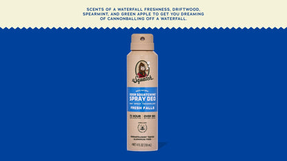 FRESH FALLS SPRAY DEODORANT