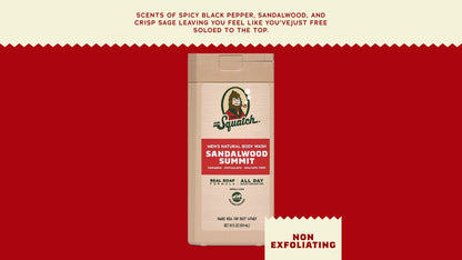 14 OZ SANDALWOOD SUMMIT BODY WASH