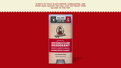 SANDALWOOD SUMMIT INVISIBLE GLIDE DEODORANT
