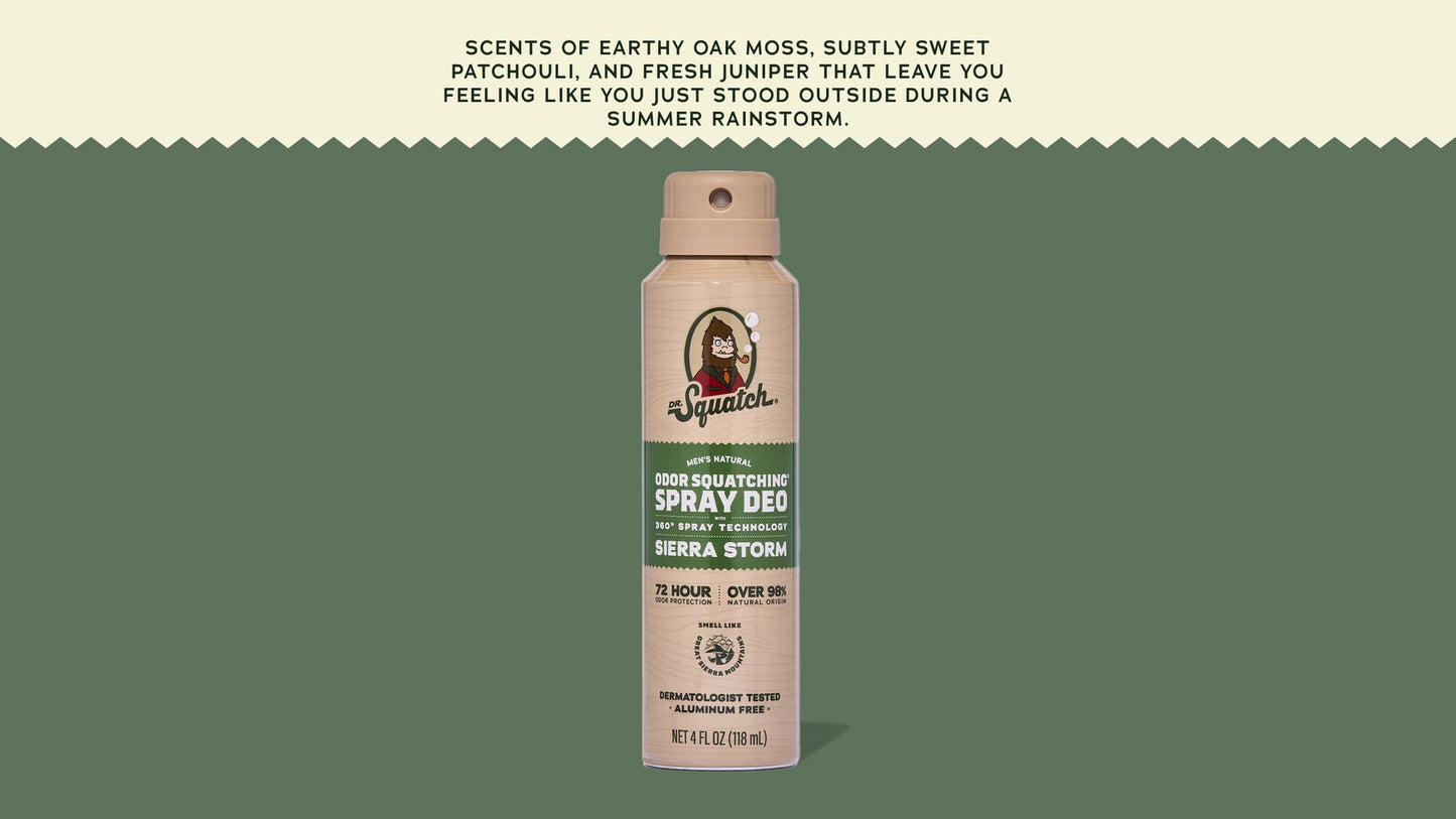 SIERRA STORM SPRAY DEODORANT