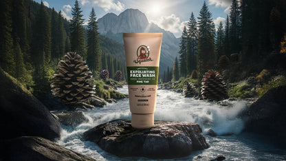 PINE TAR EXFOLIATING FACE WASH