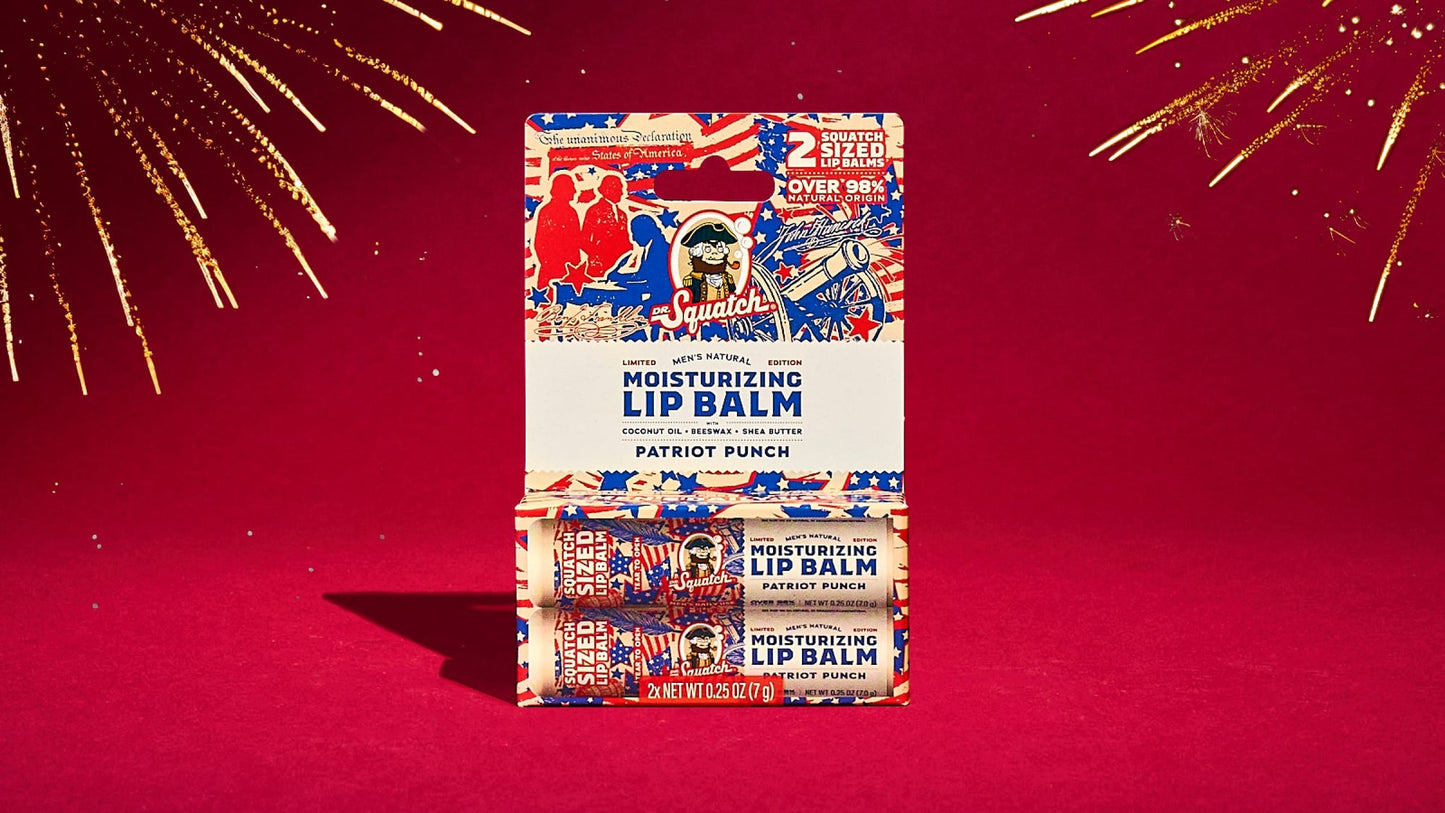 PATRIOT PUNCH LIP BALM 2-PACK