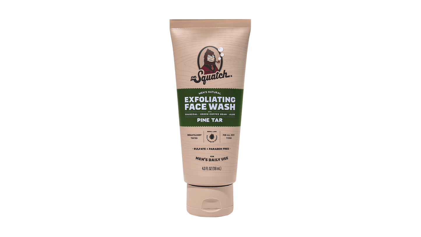 PINE TAR EXFOLIATING FACE WASH