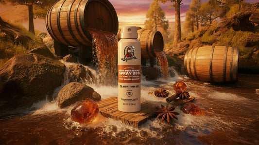 WOOD BARREL BOURBON SPRAY DEODORANT